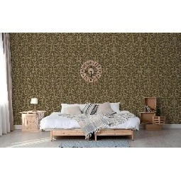 Adawall Rumi Kahverengi Motifli Damask Desenli 6802-5 Duvar Kağıdı 10.60 M²