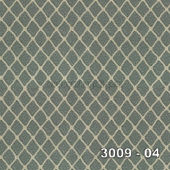 Decowall Armani Yeşil Gold Retro Geometrik Baklava Desenli 3009-04 Duvar Kağıdı 16.50 M²